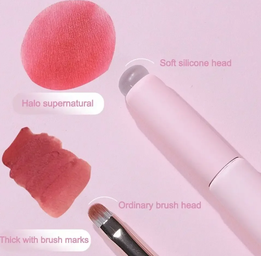 Silicone Lip Brush With Cover Concealer Brushes Lip Balm Lip Gloss Make Up Brushes Reusable Lipstick Applicator For Perfect Makeup Easy To Apply, Beauty Brush Travel Portable Manicure Tools