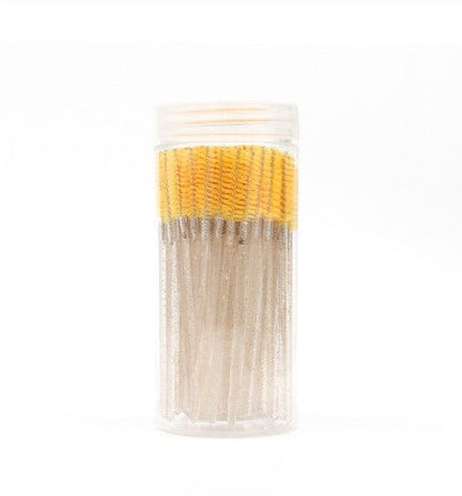 Bottled Crystal-rod Disposable Spiral Colored Mascara Wand