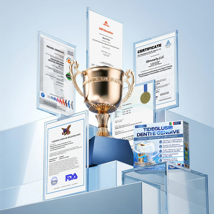 🦷 Dì Addio a Sensibilità e Fastidi! 𝐃𝐫.𝐄𝐫𝐚® Tideglusib Strisce Orali – Riparazione Rapida per Denti e Gengive 😊