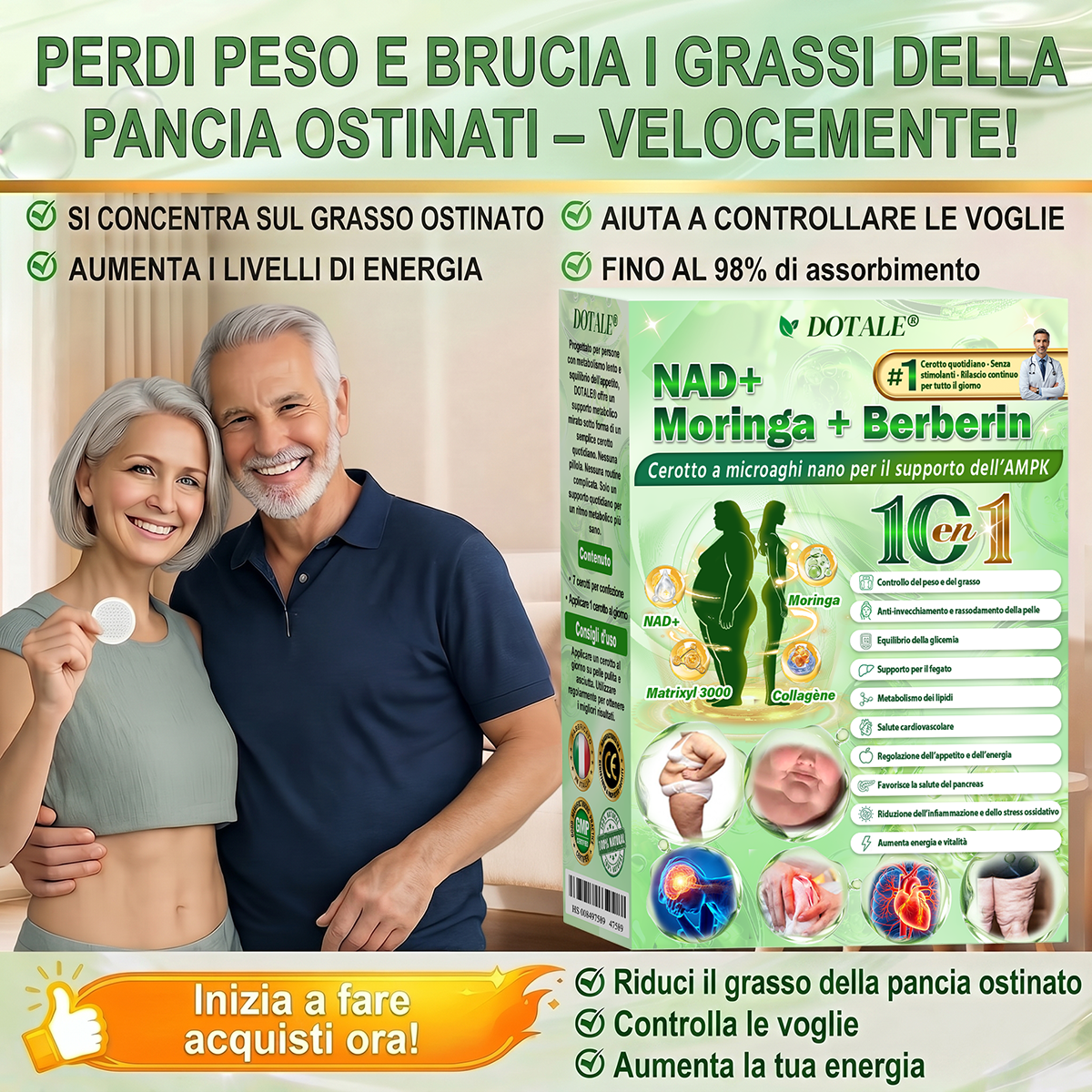 ✅ DOTALE® Solo 5 scatole disponibili! Ti offriamo un ulteriore sconto del 30%. Rimetti in forma il tuo corpo e mantieniti in salute. Se lo perdi, non avrai un’altra occasione fino al prossimo anno.