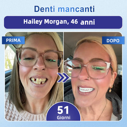 🦷 Dì Addio a Sensibilità e Fastidi! 𝐃𝐫.𝐄𝐫𝐚® Tideglusib Strisce Orali – Riparazione Rapida per Denti e Gengive 😊