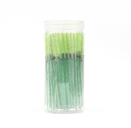 Bottled Crystal-rod Disposable Spiral Colored Mascara Wand
