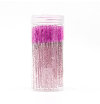 Bottled Crystal-rod Disposable Spiral Colored Mascara Wand