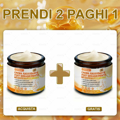 Negozio Ufficiale | IOWOL® Crema rassodante post-dimagrante con GHK-Cu, Argireline e Matrixyl 3000, peptidi di collagene e principi attivi rassodanti per contrastare la pelle rilassata e cadente dopo la perdita di peso.